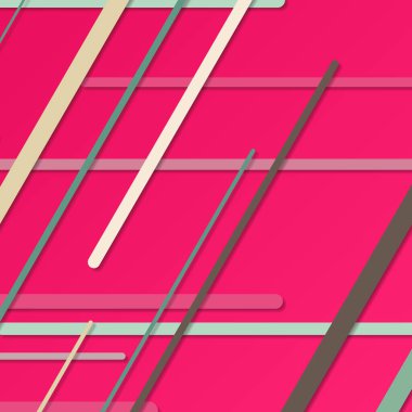 Rastgele Renk akış çizgileri resimlemesi