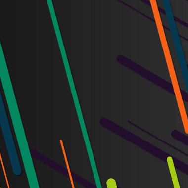 Rastgele Renk akış çizgileri resimlemesi