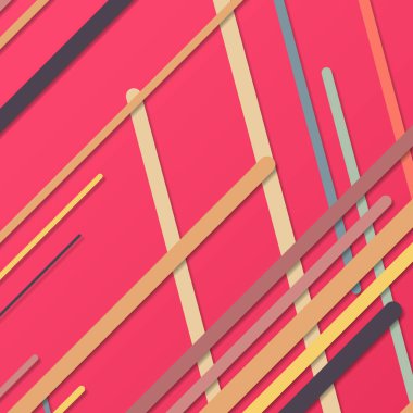 Rastgele Renk akış çizgileri resimlemesi