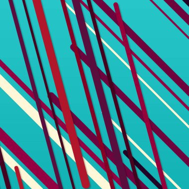 Rastgele Renk akış çizgileri resimlemesi