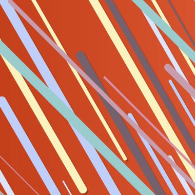 Rastgele Renk akış çizgileri resimlemesi