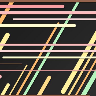 Rastgele Renk akış çizgileri resimlemesi