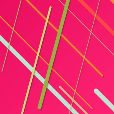 Rastgele Renk akış çizgileri resimlemesi