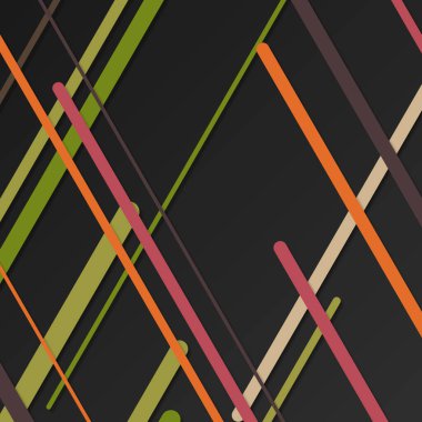 Rastgele Renk akış çizgileri resimlemesi