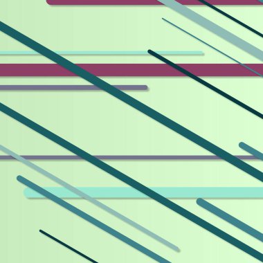 Rastgele Renk akış çizgileri resimlemesi