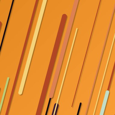 Rastgele Renk akış çizgileri resimlemesi