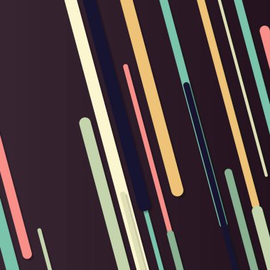 Rastgele Renk akış çizgileri resimlemesi