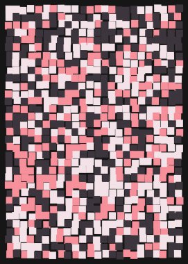 Ofset Quad üretken sanat arkaplan çizimi