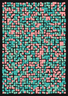 Ofset Quad üretken sanat arkaplan çizimi