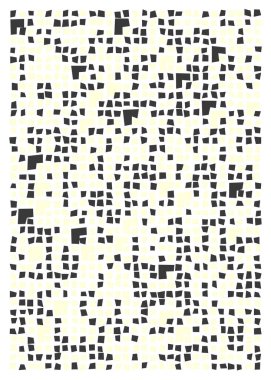 Ofset Quad üretken sanat arkaplan çizimi