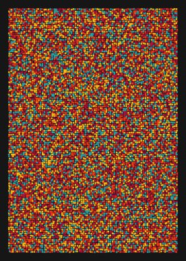 Ofset Quad üretken sanat arkaplan çizimi