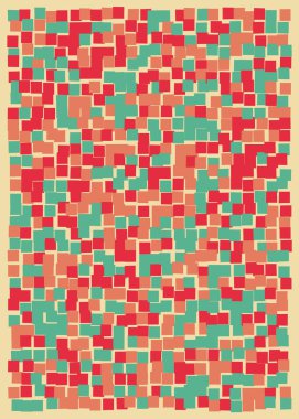 Ofset Quad üretken sanat arkaplan çizimi