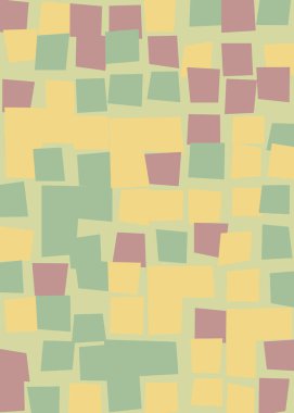 Ofset Quad üretken sanat arkaplan çizimi