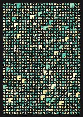 Ofset Quad üretken sanat arkaplan çizimi