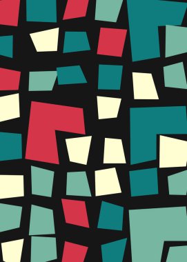 Ofset Quad üretken sanat arkaplan çizimi