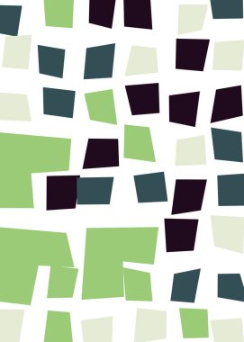 Ofset Quad üretken sanat arkaplan çizimi