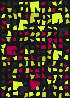 Ofset Quad üretken sanat arkaplan çizimi