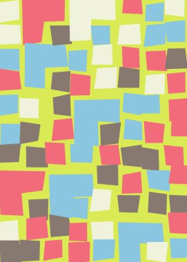 Ofset Quad üretken sanat arkaplan çizimi