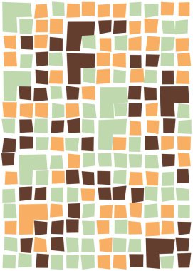 Ofset Quad üretken sanat arkaplan çizimi