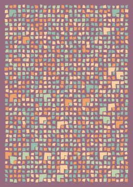 Ofset Quad üretken sanat arkaplan çizimi