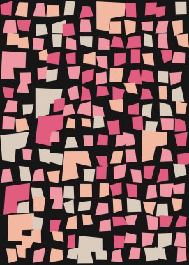 Ofset Quad üretken sanat arkaplan çizimi