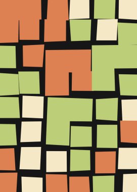 Ofset Quad üretken sanat arkaplan çizimi