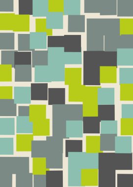 Ofset Quad üretken sanat arkaplan çizimi