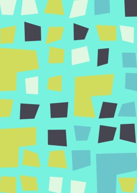 Ofset Quad üretken sanat arkaplan çizimi