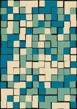 Ofset Quad üretken sanat arkaplan çizimi