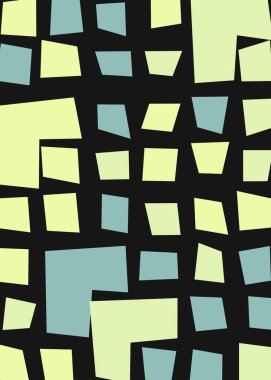 Ofset Quad üretken sanat arkaplan çizimi