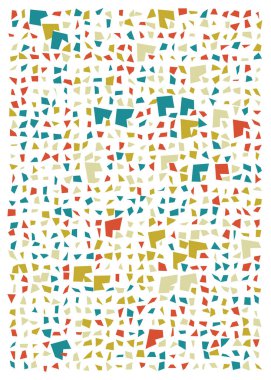 Ofset Quad üretken sanat arkaplan çizimi