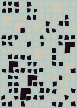 Ofset Quad üretken sanat arkaplan çizimi