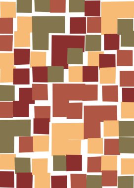 Ofset Quad üretken sanat arkaplan çizimi