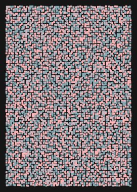 Ofset Quad üretken sanat arkaplan çizimi