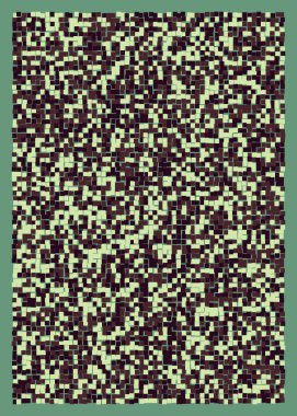 Ofset Quad üretken sanat arkaplan çizimi