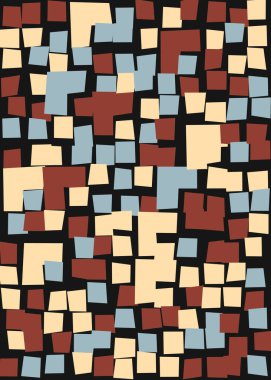 Ofset Quad üretken sanat arkaplan çizimi