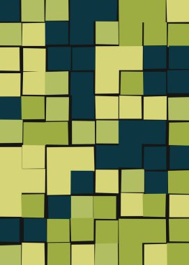 Ofset Quad üretken sanat arkaplan çizimi