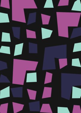 Ofset Quad üretken sanat arkaplan çizimi