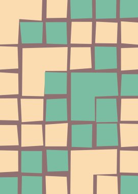 Ofset Quad üretken sanat arkaplan çizimi