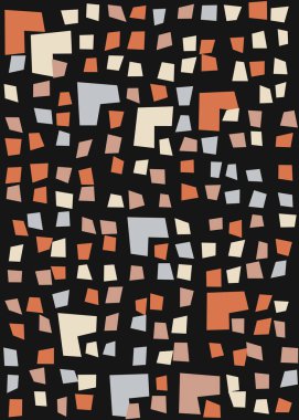 Ofset Quad üretken sanat arkaplan çizimi