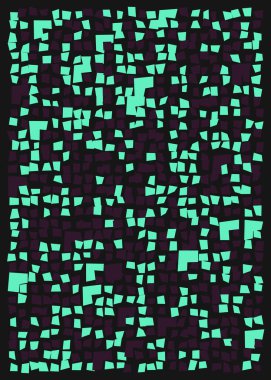 Ofset Quad üretken sanat arkaplan çizimi