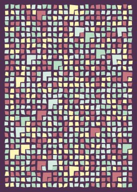 Ofset Quad üretken sanat arkaplan çizimi