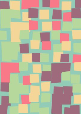 Ofset Quad üretken sanat arkaplan çizimi