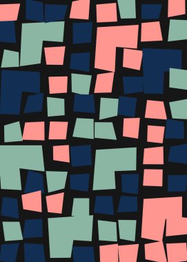 Ofset Quad üretken sanat arkaplan çizimi