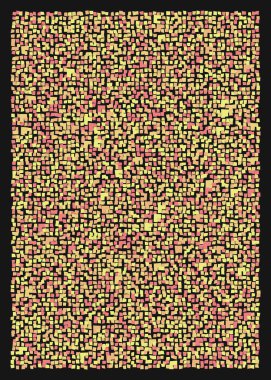 Ofset Quad üretken sanat arkaplan çizimi