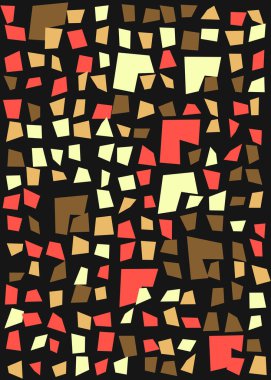 Ofset Quad üretken sanat arkaplan çizimi