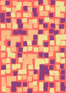 Ofset Quad üretken sanat arkaplan çizimi