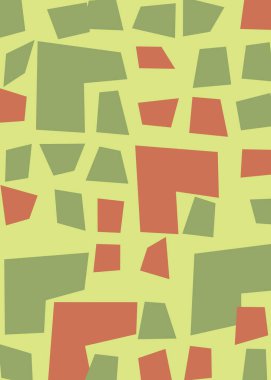 Ofset Quad üretken sanat arkaplan çizimi