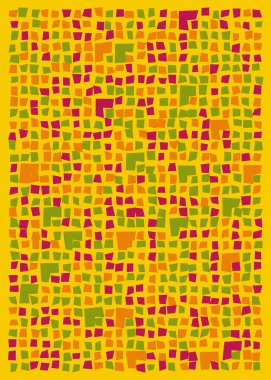 Ofset Quad üretken sanat arkaplan çizimi