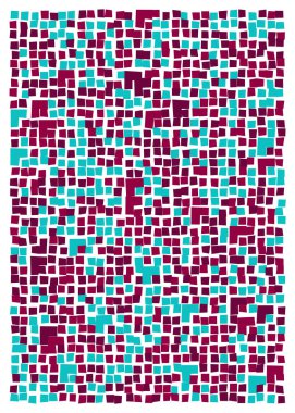 Ofset Quad üretken sanat arkaplan çizimi